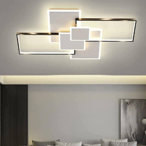 Lampadario Soffitto Led 83 W Plafoniera Tre Colorazione Moderna Bluetooth C67-3c