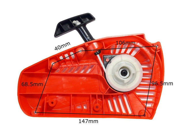 Ricambio Universale Per Motosega Starter Avviatore Corda A Strappo X Accensione