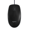 Logitech Mouse Ottico Usb B100 Nero 910-003357