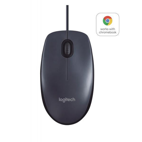 MOUSE OTTICO USB LOGITECH B100 910-003357 BLACK