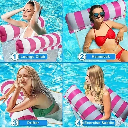 MATERASSINO GONFIABILE LETTINO POLTRONA SEDIA AMACA SPIAGGIA MARE PISCINA RELAX