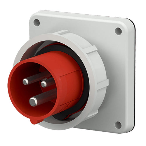 Spina a parete dritta 32A 3P+T 380V grado IP67 Mennekes