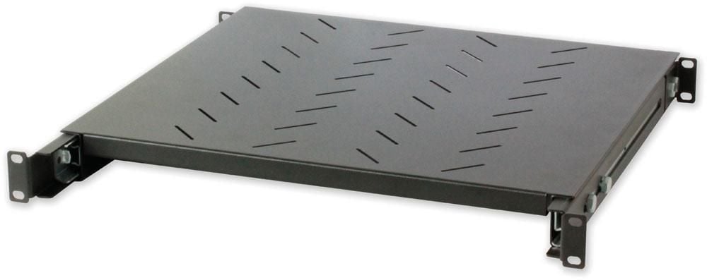 Mensola per Rack 19'' Estraibile da 1H 615mm Nera