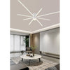 Lampadario Soffitto Led 43w Plafoniera Moderna Bianco Luce 6500k 3000k 4000k Pn-27b