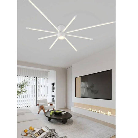 Lampadario Soffitto Led 43w Plafoniera Moderna Bianco Luce 6500k 3000k 4000k Pn-27b