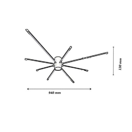 Lampadario Soffitto Led 43w Plafoniera Moderna Bianco Luce 6500k 3000k 4000k Pn-27b