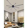 Lampadario Soffitto Led 43w Plafoniera Moderna Nero Luce 6500k 3000k 4000k Pn-27n