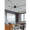 Lampadario Soffitto Led 43w Plafoniera Moderna Nero Luce 6500k 3000k 4000k Pn-27n