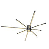 Lampadario Soffitto Led 43w Plafoniera Moderna Nero Luce 6500k 3000k 4000k Pn-27n