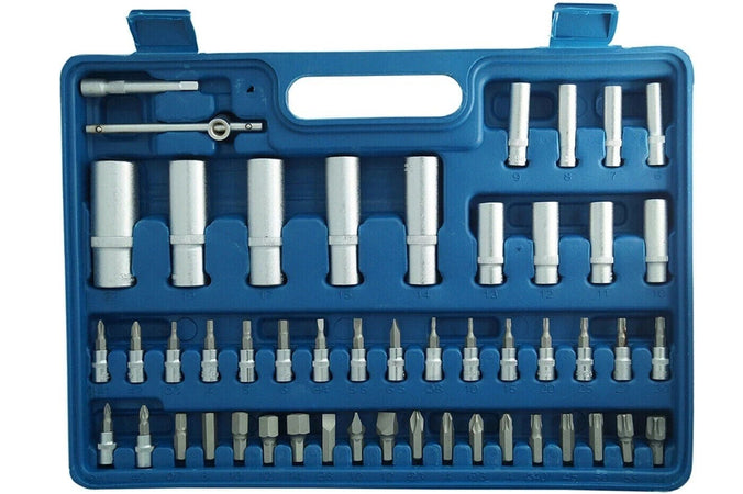 VALIGIA SET CHIAVI A BUSSOLA 108 PEZZI 1/4''-1/2'' VANADIUM CON CRICCHETTO tools
