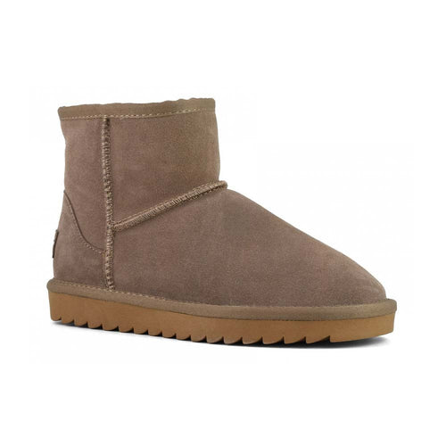 COLORS OF CALIFORNIA stivaletto donna in camoscio con fodera in misto lana HC.YW001