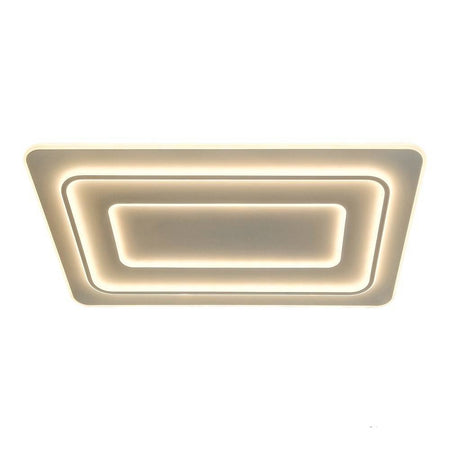 Lampadario Plafoniera Led Rettangolare 123w 3 Tonalità Luce Bt Telecomando C66-3c
