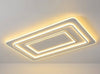 Lampadario Plafoniera Led Rettangolare 123w 3 Tonalità Luce Bt Telecomando C66-3c