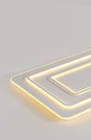 Lampadario Plafoniera Led Rettangolare 123w 3 Tonalità Luce Bt Telecomando C66-3c