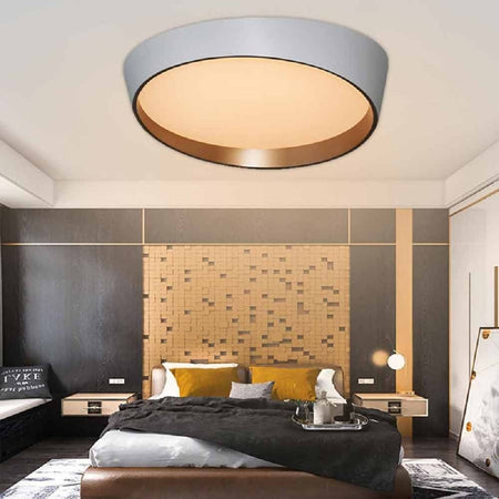 Plafoniera A Led 46w Moderno Rotonda Irregolare Luce Fredda Calda Naturale C50-b