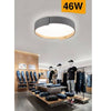 Plafoniera Led Grigio 46 W Moderno Soffitto Rotonda Luce 4000k 3000k 6500k C49-g