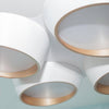 Plafoniera A Led 120 W Soffitto 6 Cerchi Irregolari Luce 4000k 6500k 3000k C51-b