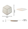 Plafoniera Led Forma Cubo 3d Da Soffitto 37w Bianca 3 Colorazioni Luce C52-b3c