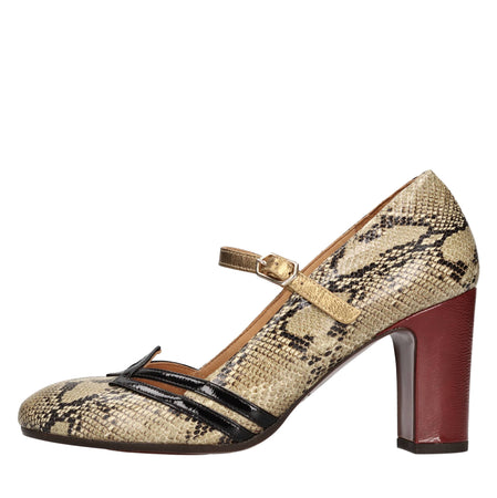 Chie Mihara Scarpe con Tacco Marrone da donna