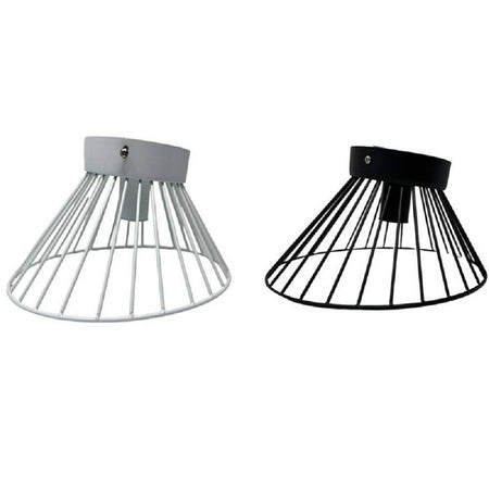Plafoniera Paralume Metallo Lampadario Lampada E27 Decorativa Contemporanea C70