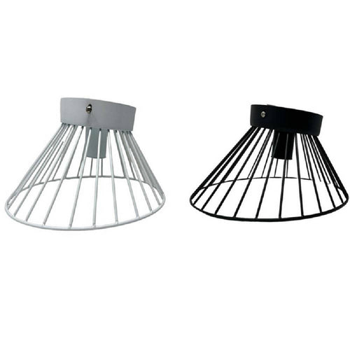 Plafoniera Paralume Metallo Lampadario Lampada E27 Decorativa Contemporanea C70