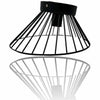 Plafoniera Paralume Metallo Lampadario Lampada E27 Decorativa Contemporanea C70