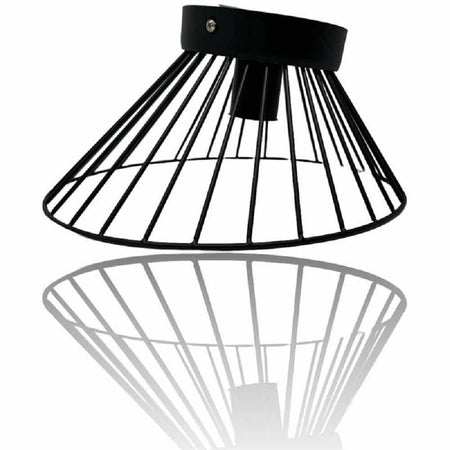 Plafoniera Paralume Metallo Lampadario Lampada E27 Decorativa Contemporanea C70