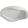 Plafoniera Led A Onda Bianca 38 W Ultra Moderna Tre Colorazione Di Luce C53-b3c