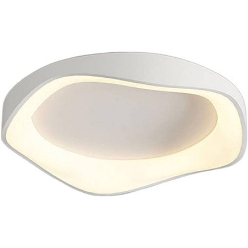 Plafoniera Led A Onda Bianca 38 W Ultra Moderna Tre Colorazione Di Luce C53-b3c