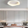 Plafoniera Led A Onda Bianca 38 W Ultra Moderna Tre Colorazione Di Luce C53-b3c
