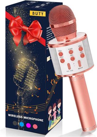 Microfono Speaker Portatile Wireless Bluetooth Karaoke Con Cassa Integrata Gioco
