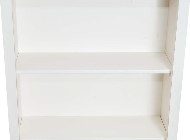 Biscottini Biscottini Libreria Country Massello Tiglio Bianca Anticata Naturale 68x25x98