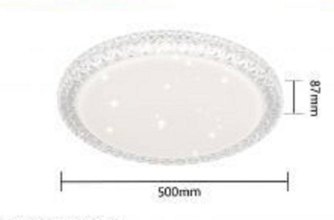 Plafoniera Lampadario Da Soffitto Luce Led 3 Tonalità Di Luce Dimmerabile C24-3c