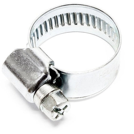 Fascetta stringi tubo zincata con vite senza fine - 2pz