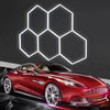 5-14 x lampada LED esagonale officina garage parete soffitto luce illuminazione