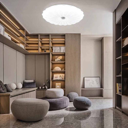 Plafoniera A Led Lampadario Da Soffitto Dimmerabile 3 Colorazione Di Luce C39-3c