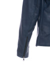 U09 - Giacca Uomo Blu in vera pelle