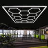 5-14 x lampada LED esagonale officina garage parete soffitto luce illuminazione