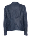 U09 - Giacca Uomo Blu in vera pelle