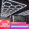 5-14 x lampada LED esagonale officina garage parete soffitto luce illuminazione