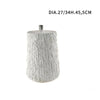 Tronco Colore Bianco Base Supporto Per Albero Di Natale Effetto Legno Diam.27