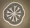 Applique Led Decorativa Effetto Venature Foglia Muro Lampada 14w Moderna Aq10-3c