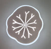 Applique Led Decorativa Effetto Venature Foglia Muro Lampada 14w Moderna Aq10-3c