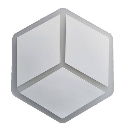 Applique Led A Muro Lampada Moderna 12w Effetto Cubo 3d 3 Modalità Luce Aq11-3c