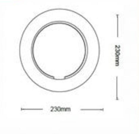 Applique A Led 15 Watt Da Muro Design Bianco A Tre Tonalita' Di Luce Aq17-3c