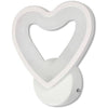 Applique Led Forma Cuore 6 W A Parete Abat Jour 3 Modalità Di Colore Luce E28-3c