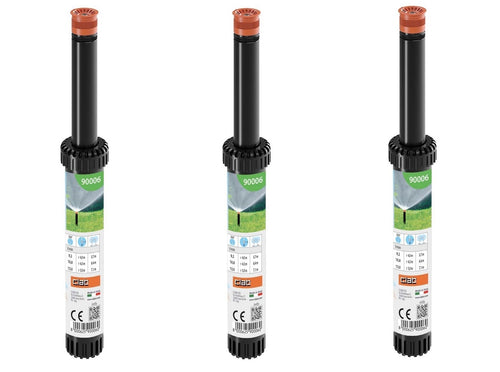 CLABER 9006 IRRIGATORE POP-UP STATICO 1/2F Area massima irrigabile 78 m² 3 PZ