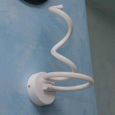 Applique Moderno Spirale Led 12 W Da Parete Abat Jour 3 Colorazione Luce E24-3c