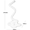 Applique Moderno Spirale Led 12 W Da Parete Abat Jour 3 Colorazione Luce E24-3c