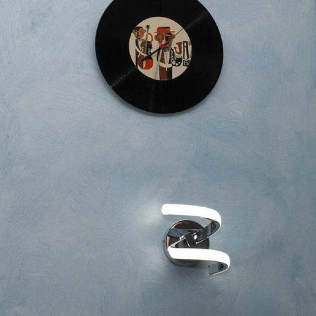 Applique A Parete Stilizzato 9 W Spirale Argento Tre Colorazioni Di Luce E58-a3c